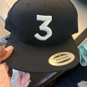 Yupoong Black Snapback Hat